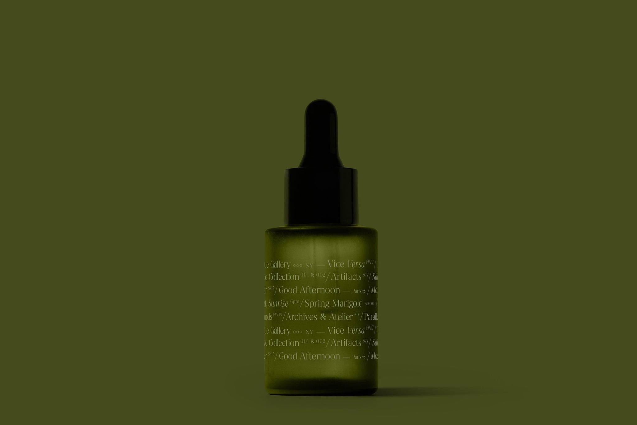 Frosted Amber Dropper Bottle Mockup - Copal Studio Packaging Mockups For Designers