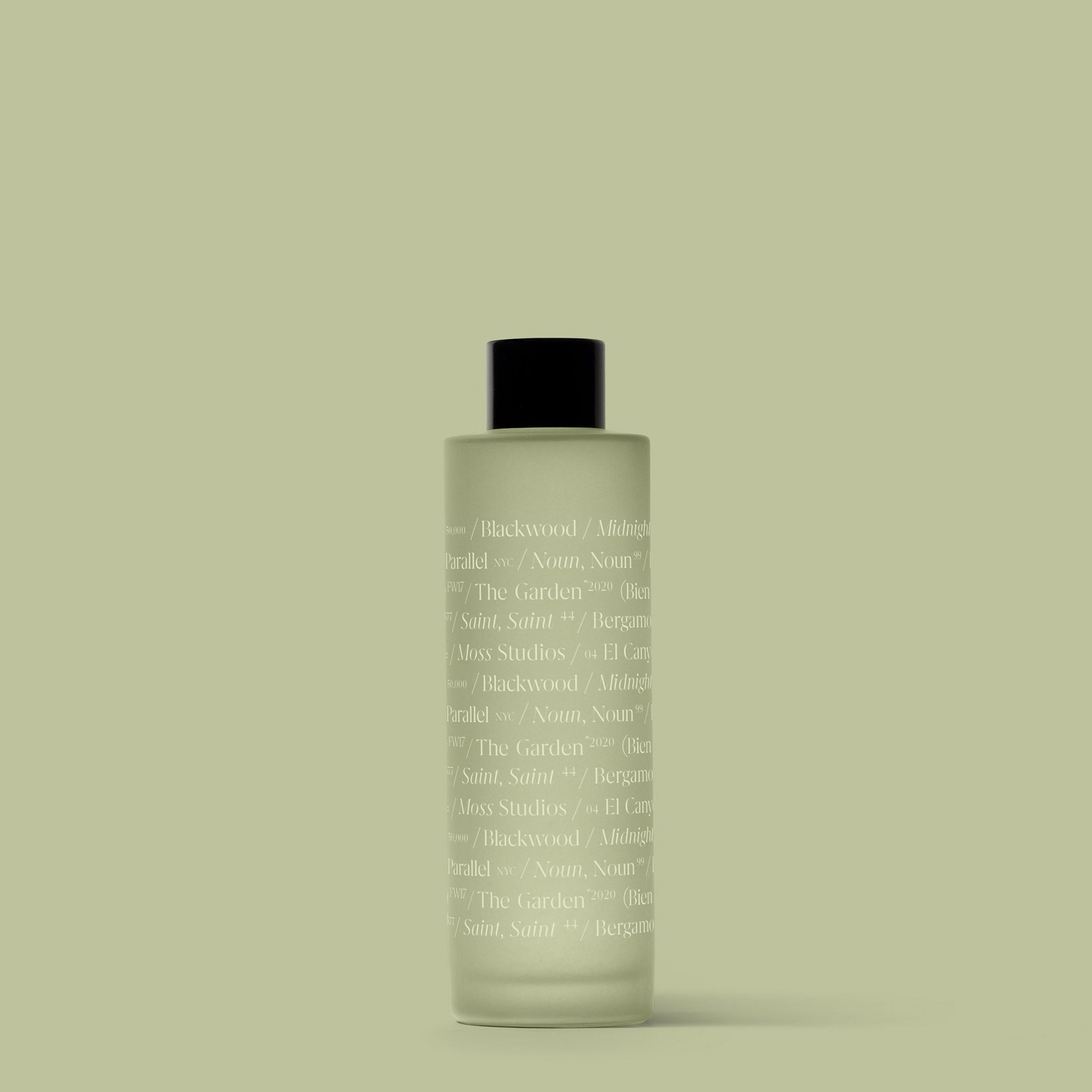 Frosted Glass Cosmetic Bottle Mockup – Copal - Main Image
