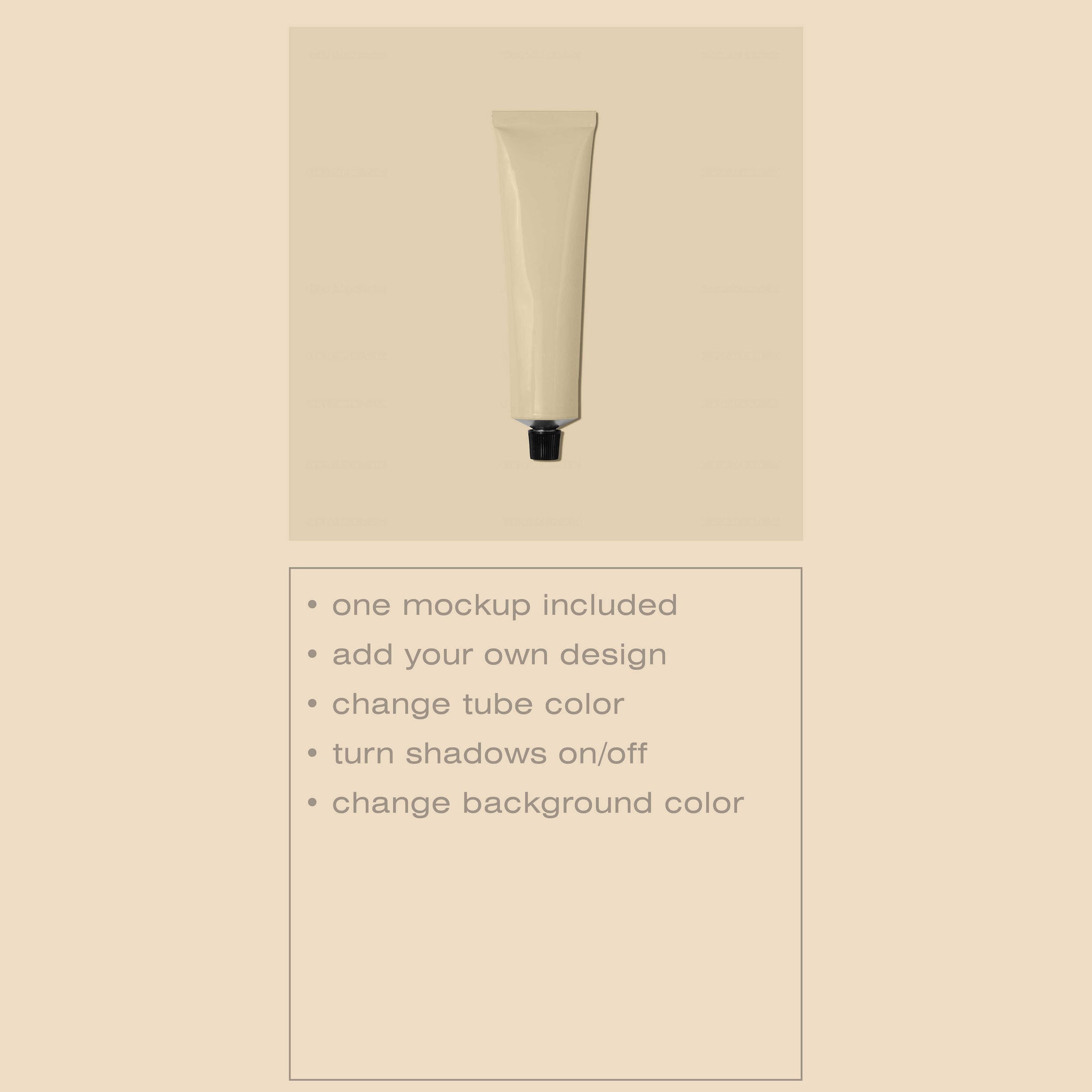 Modern Cosmetic Tube Mockup - Copal Studio Packaging Mockups For Designers