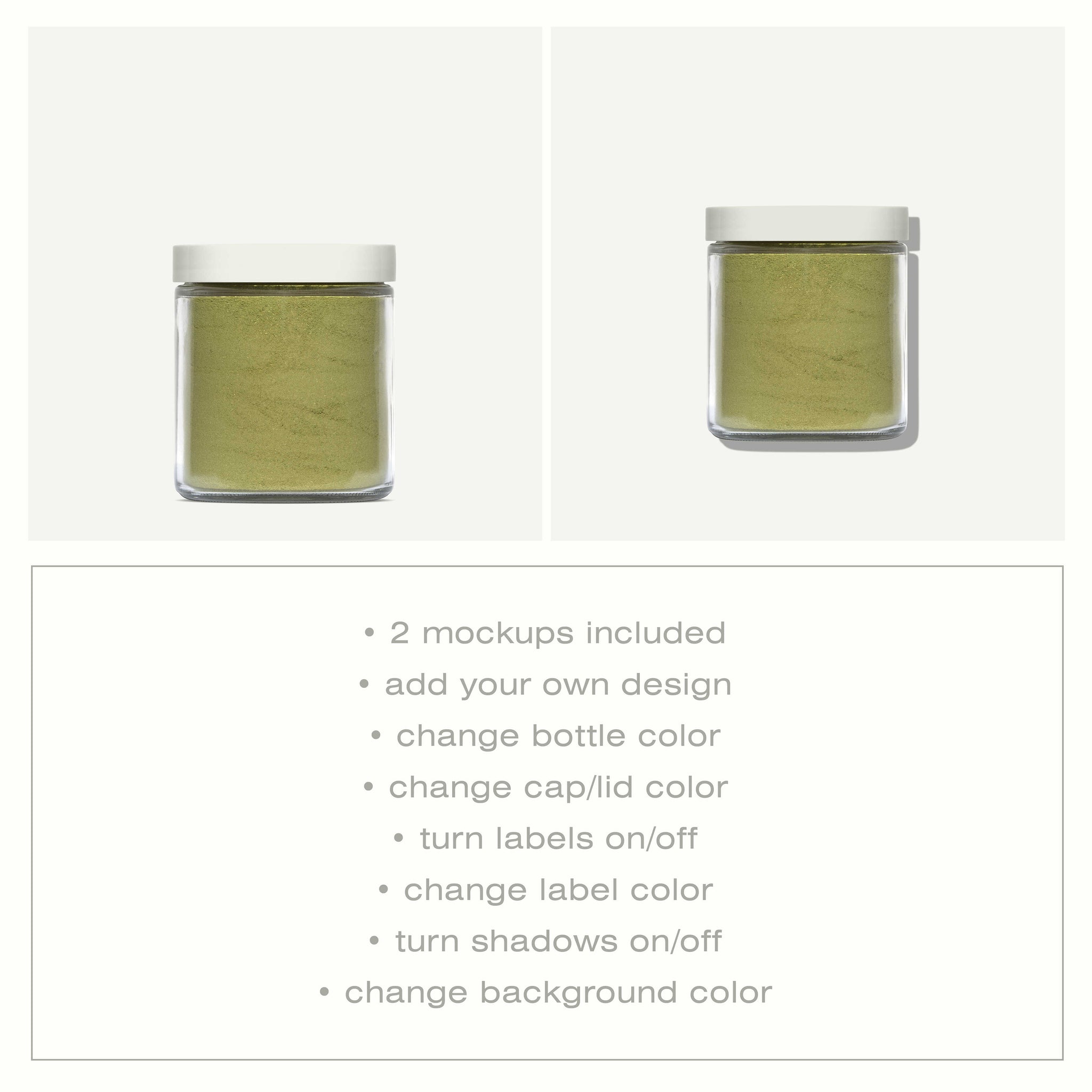 Powder Jar Mockup No. 2 - Copal Studio Packaging Mockups For Designers