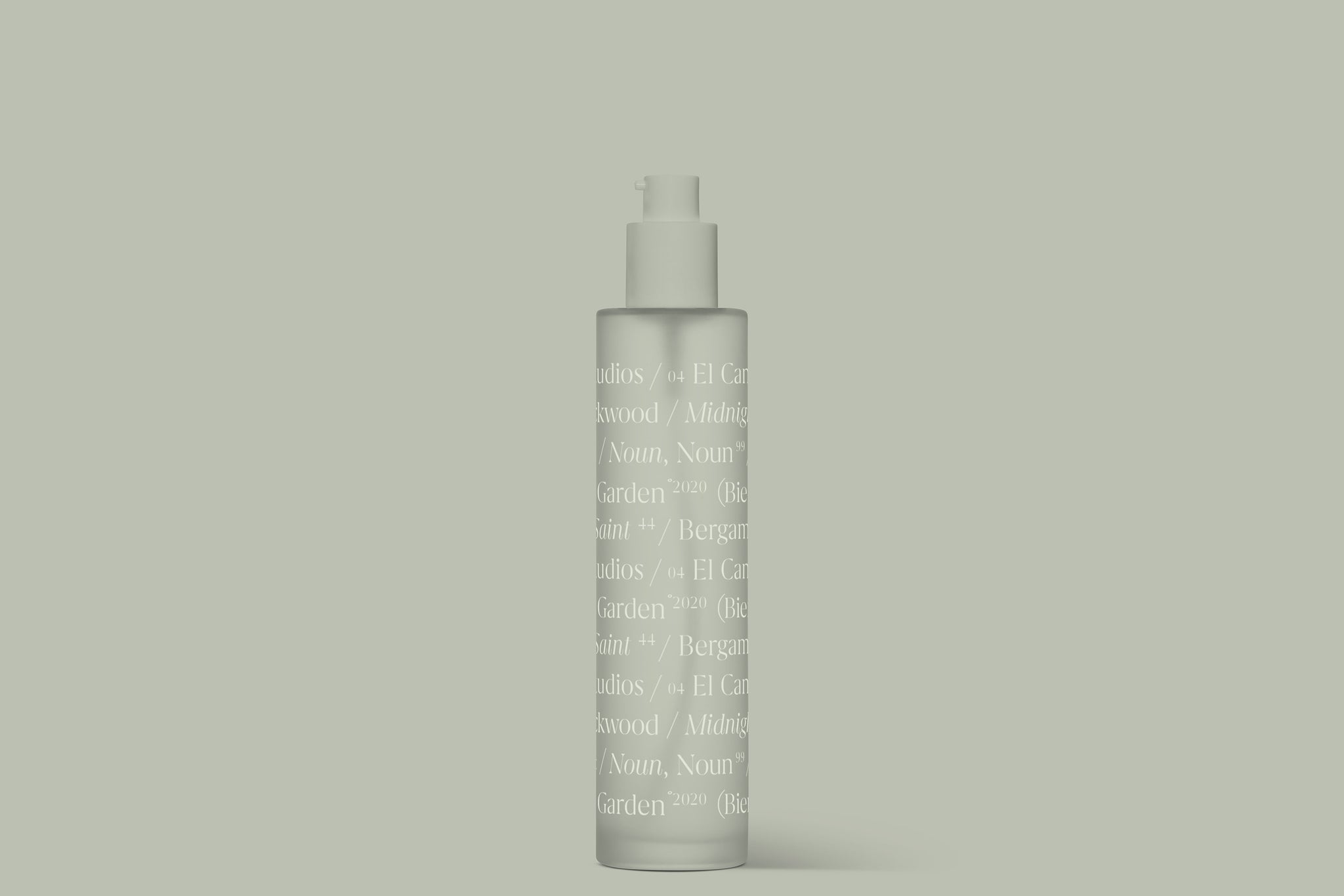 Frosted Glass Bottle Mockup - Copal Studio Packaging Mockups For Designers