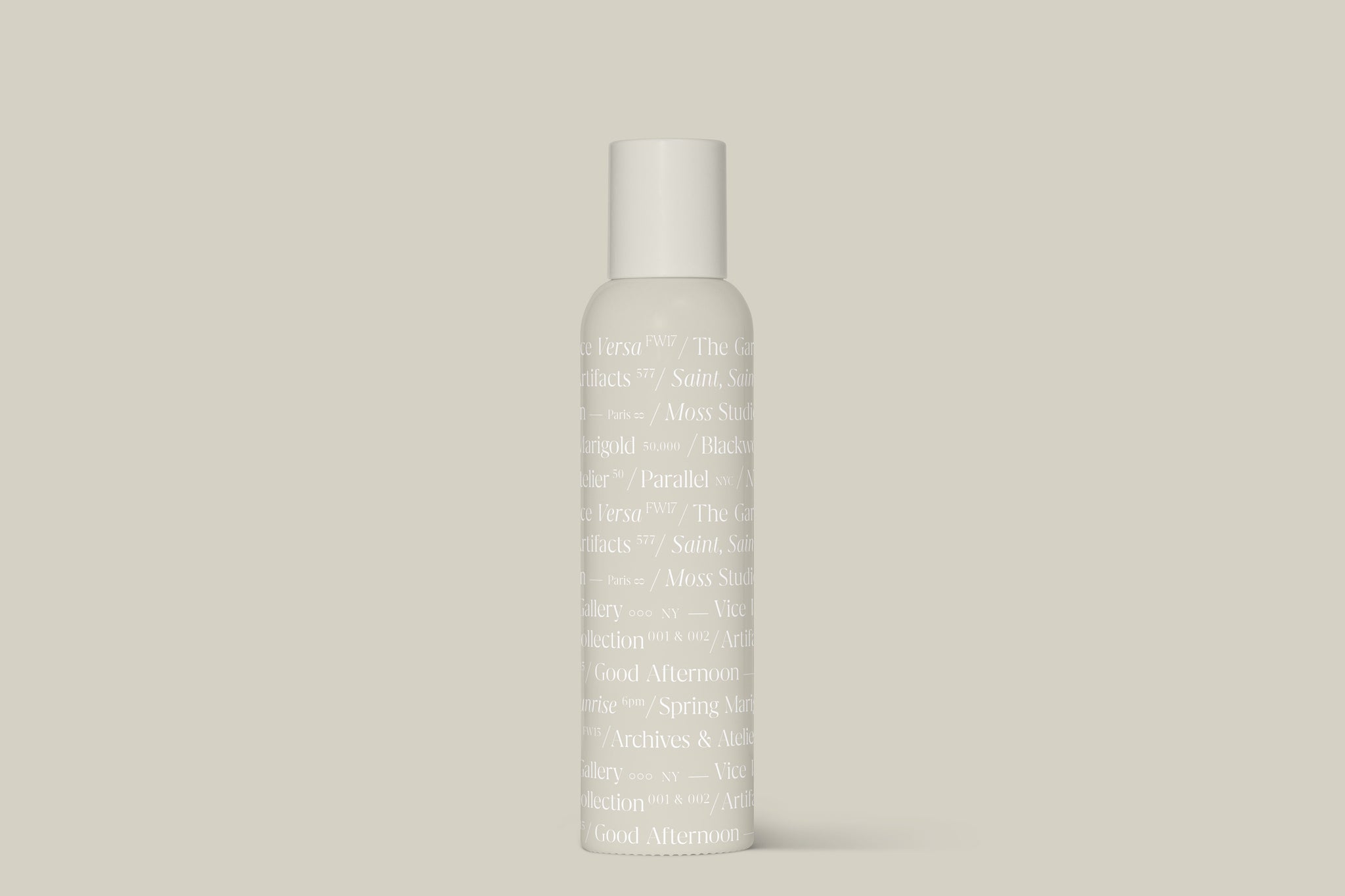 Round Cosmetic Bottle Mockup - Copal Studio Packaging Mockups For Designers