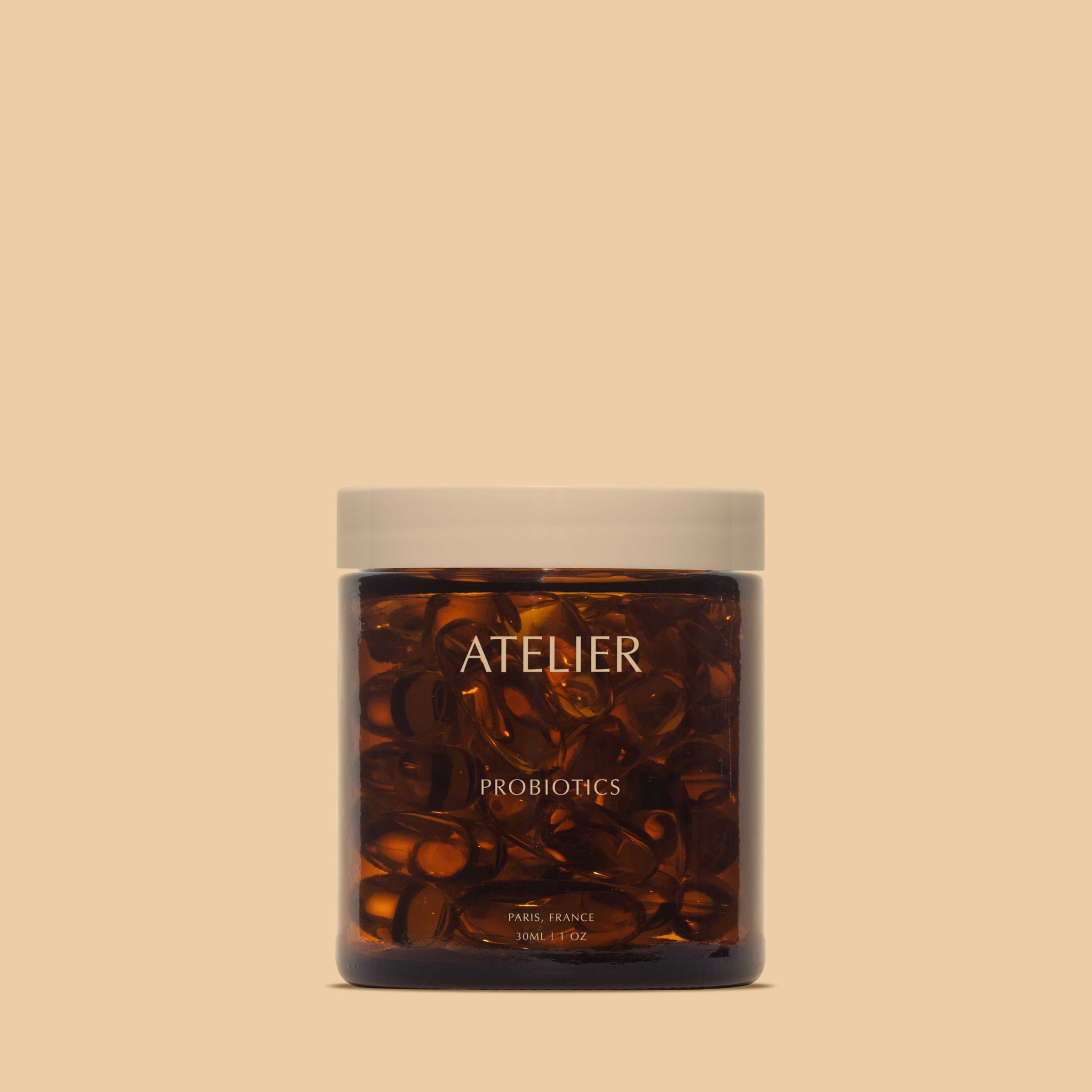 Amber Vitamin Jar Mockup No. 5 - Copal Studio Packaging Mockups For Designers