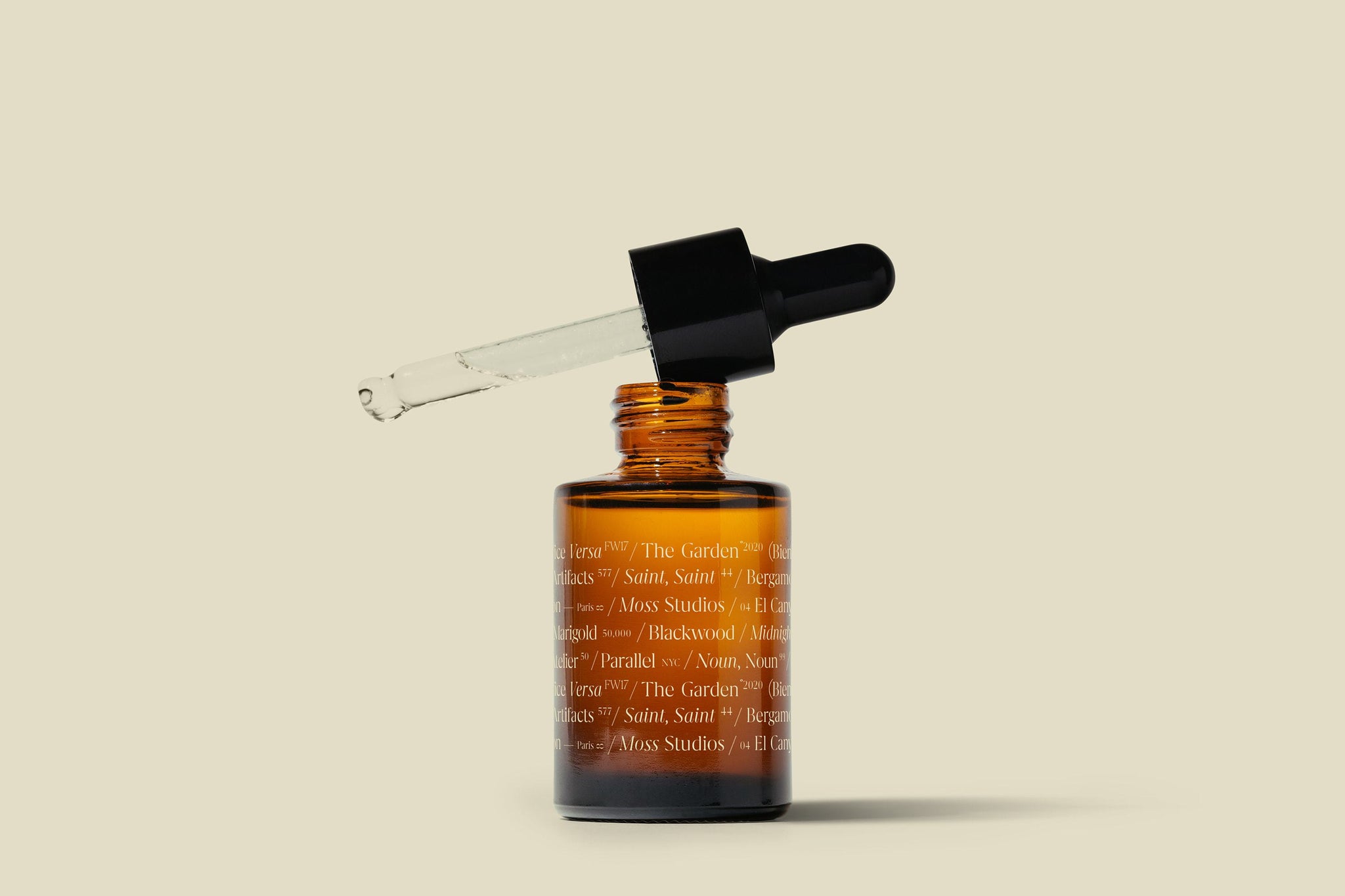 Amber Clear Dropper Bottle Mockup - Copal Studio Packaging Mockups For Designers