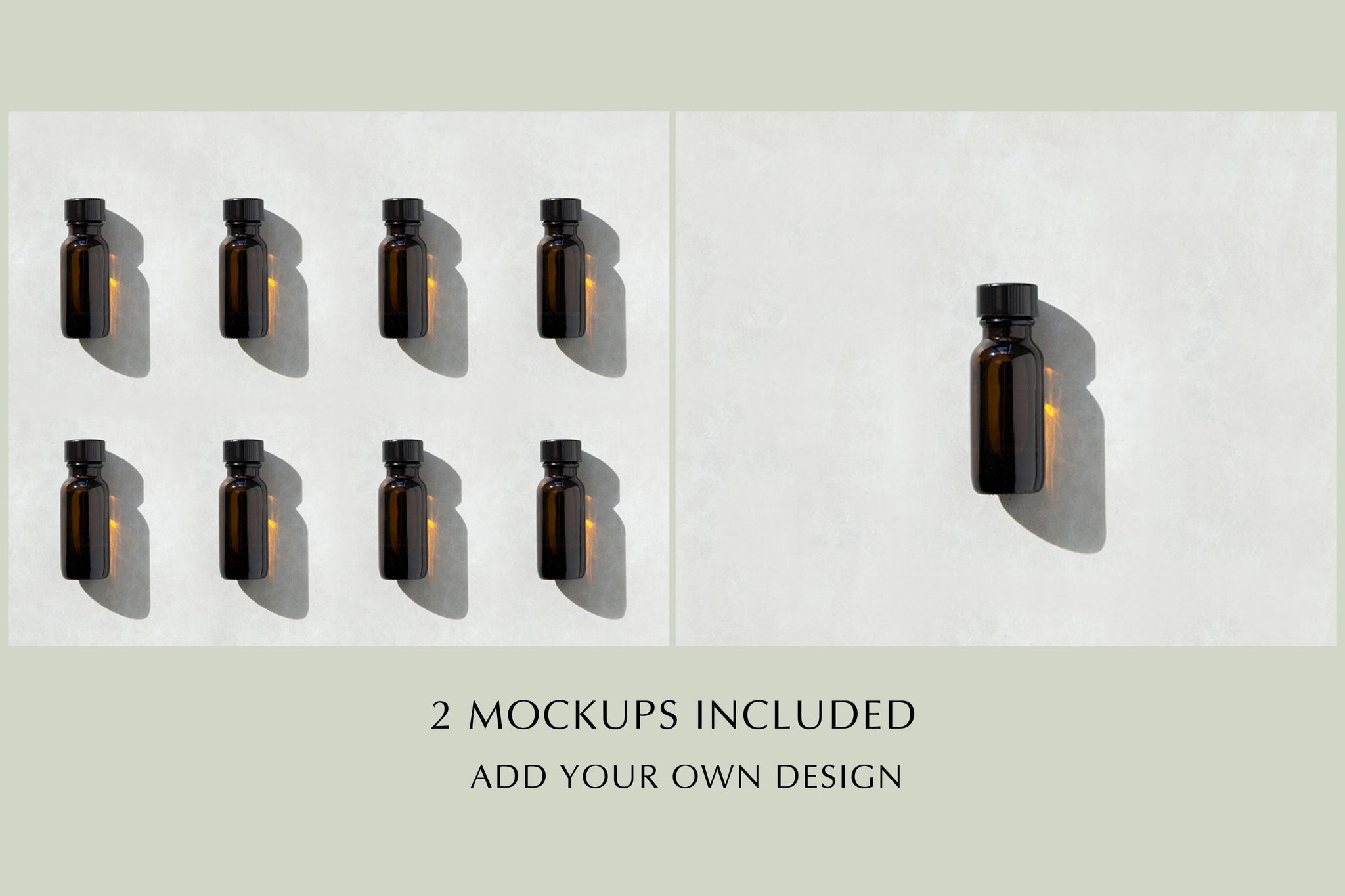 Essential Oil Bottle Mockup - Copal Studio Packaging Mockups For Designers