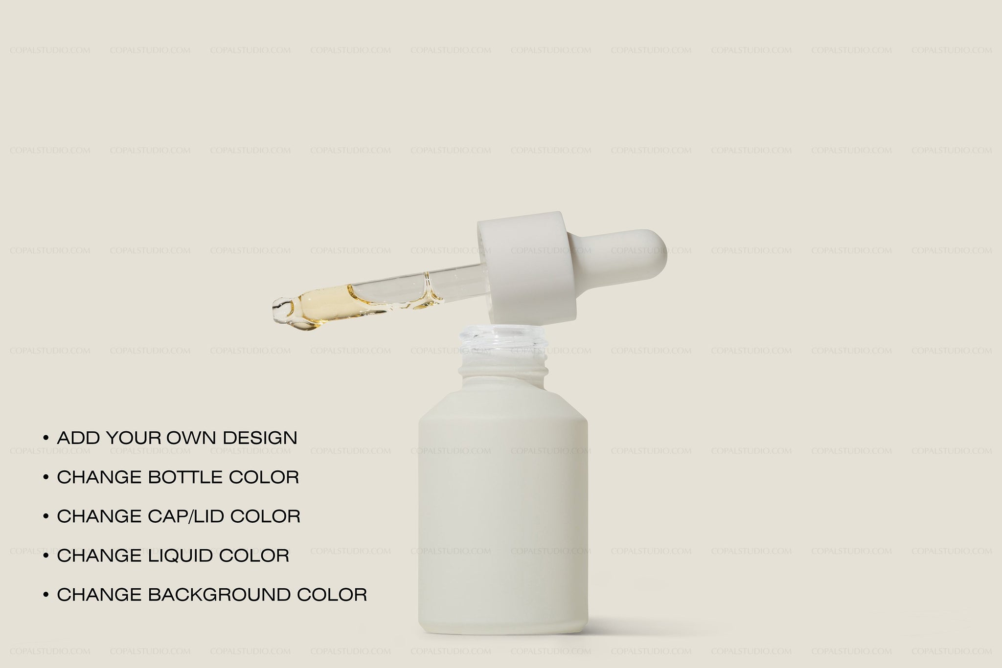Dropper Bottle Mockup - Copal Studio Packaging Mockups For Designers