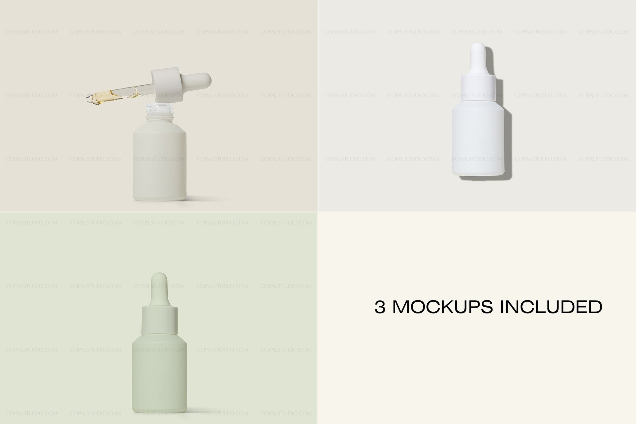 Dropper Bottle Mockup - Copal Studio Packaging Mockups For Designers