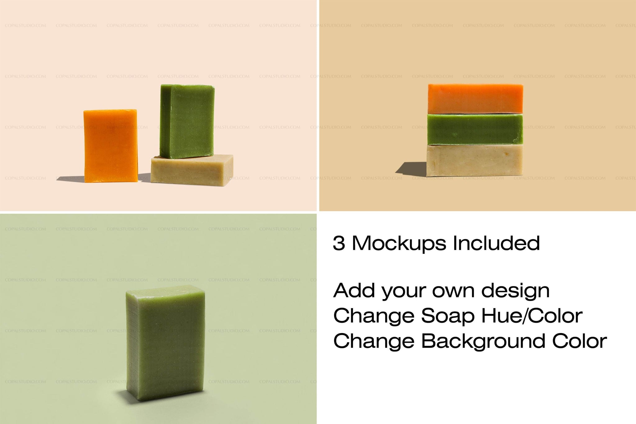 Embossed Soap Bar Mockup - Copal Studio Packaging Mockups For Designers