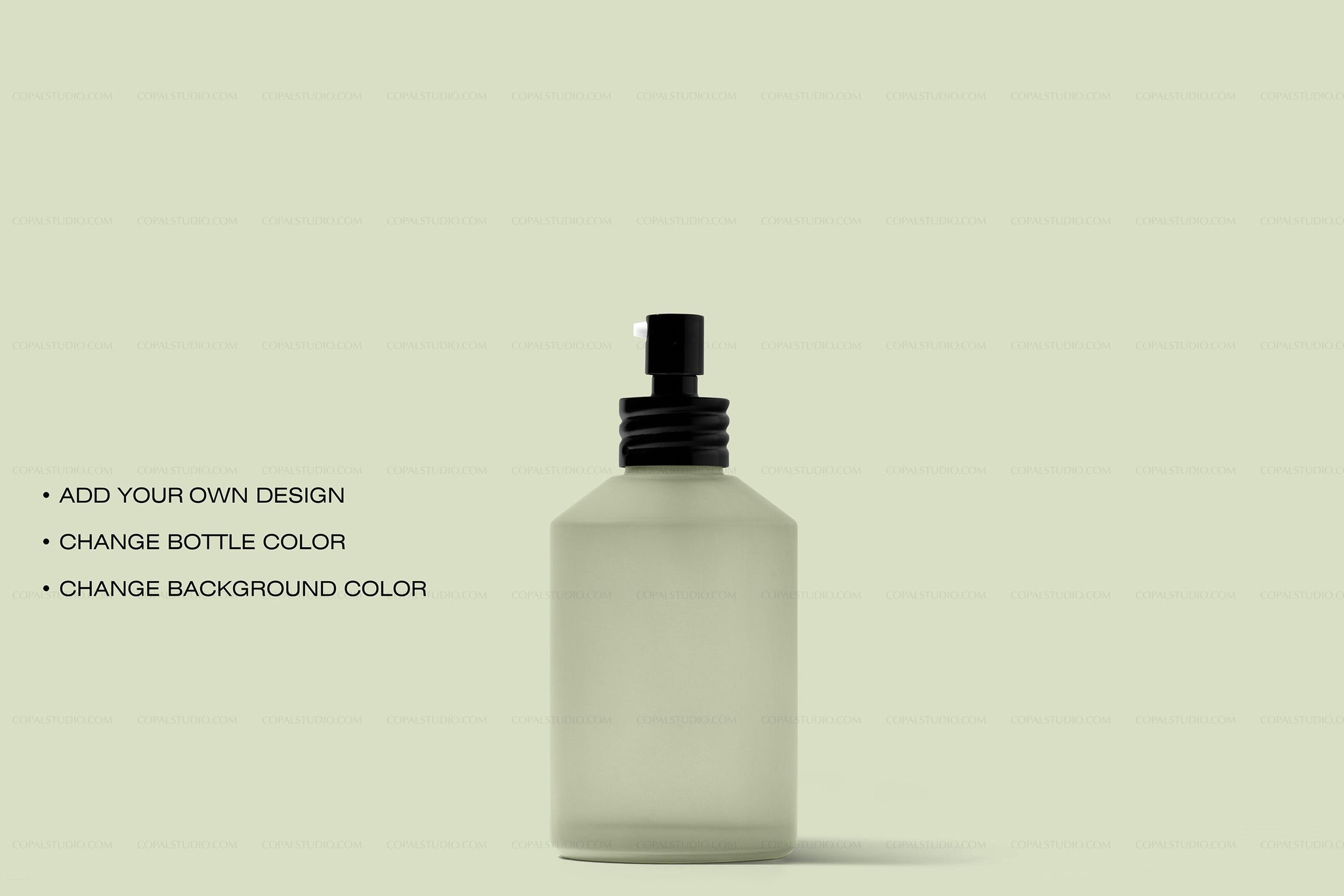 Frosted Glass Spray Bottle Mockup - Copal Studio Packaging Mockups For Designers