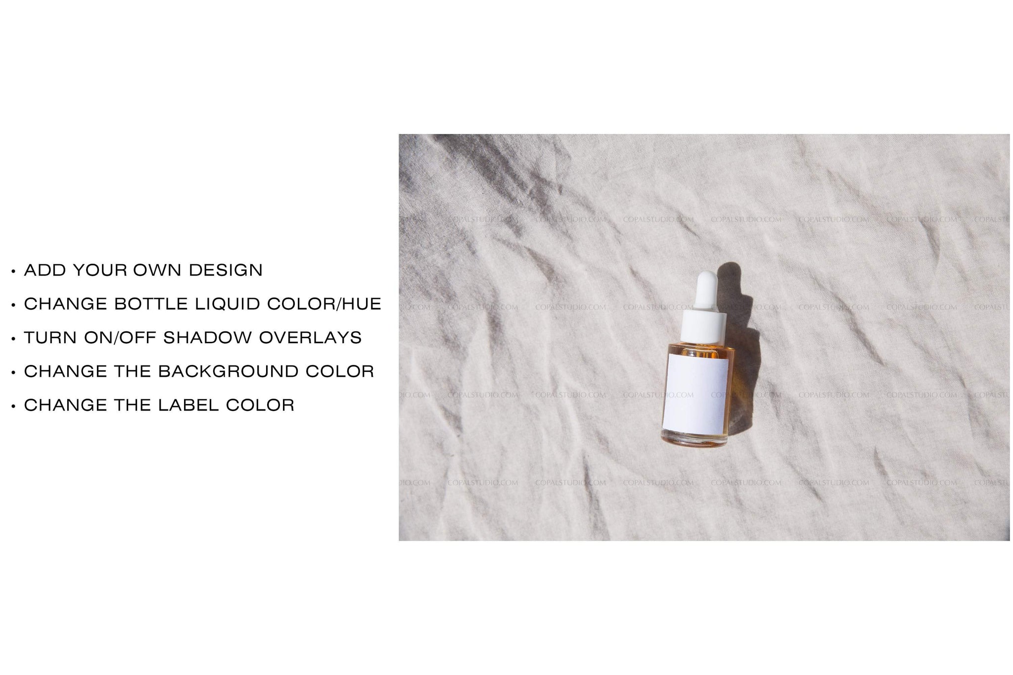 Glass Dropper Bottle Mockup - Copal Studio Packaging Mockups For Designers