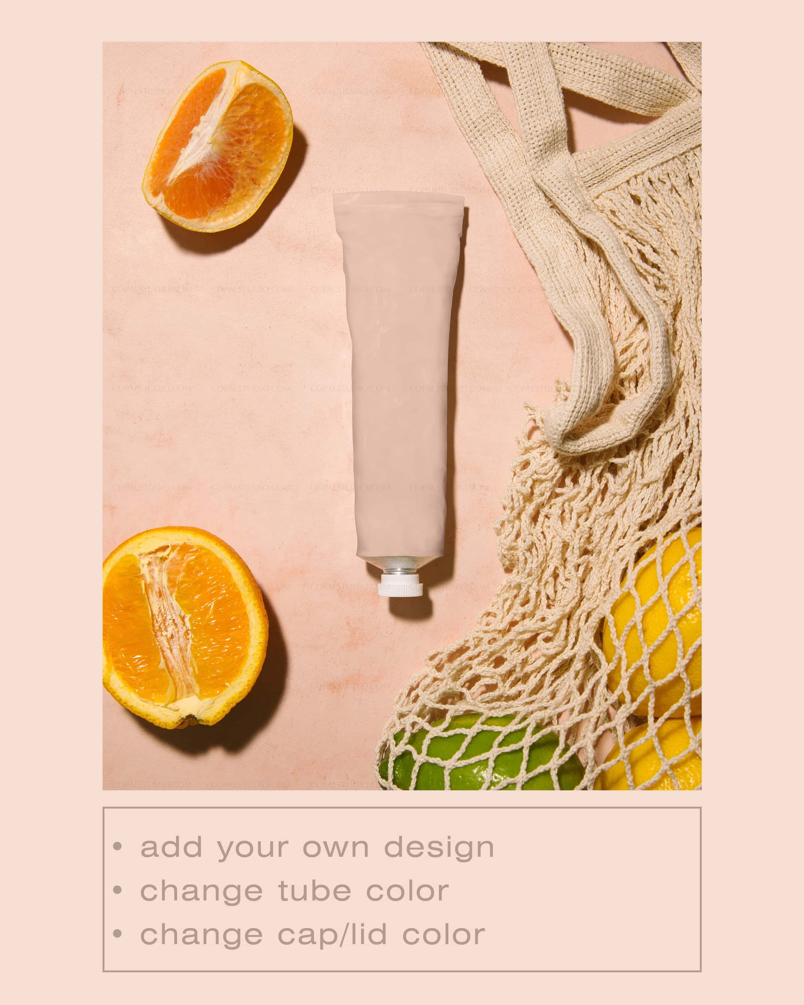 Cosmetic Tube Mockup No. 13 - Copal Studio Packaging Mockups For Designers