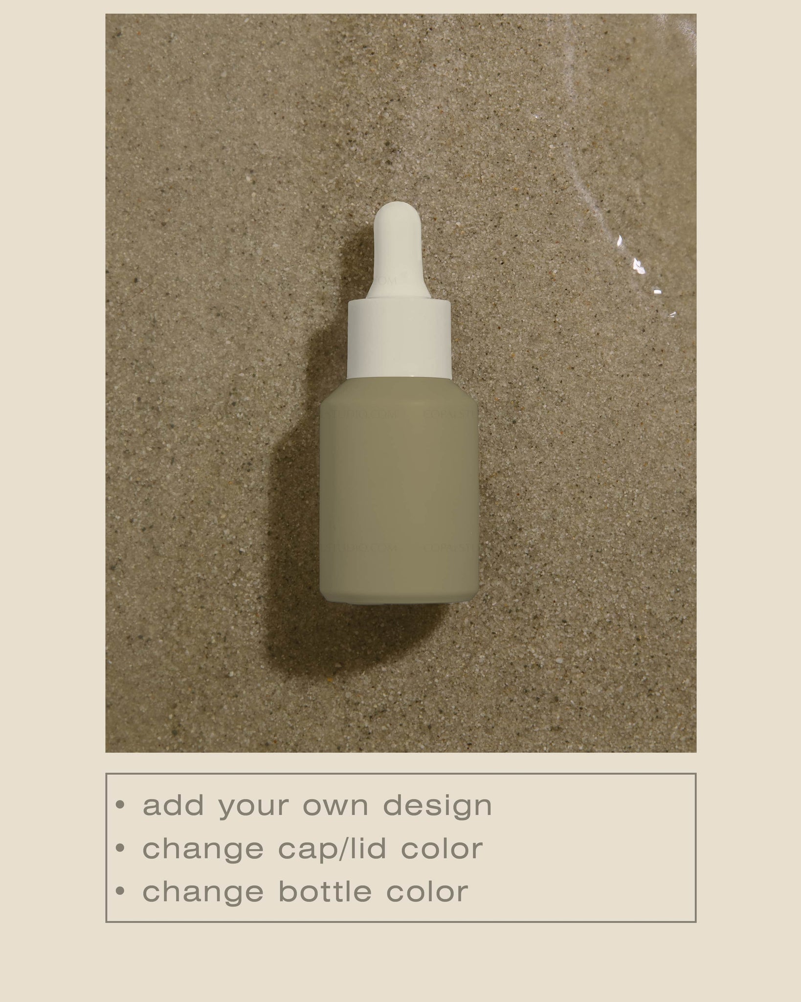 Dropper Bottle Mockup No. 16 - Copal Studio Packaging Mockups For Designers