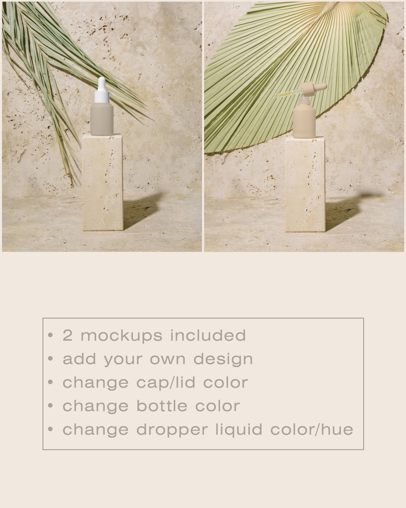 Dropper Bottle Mockup No. 9 - Copal Studio Packaging Mockups For Designers