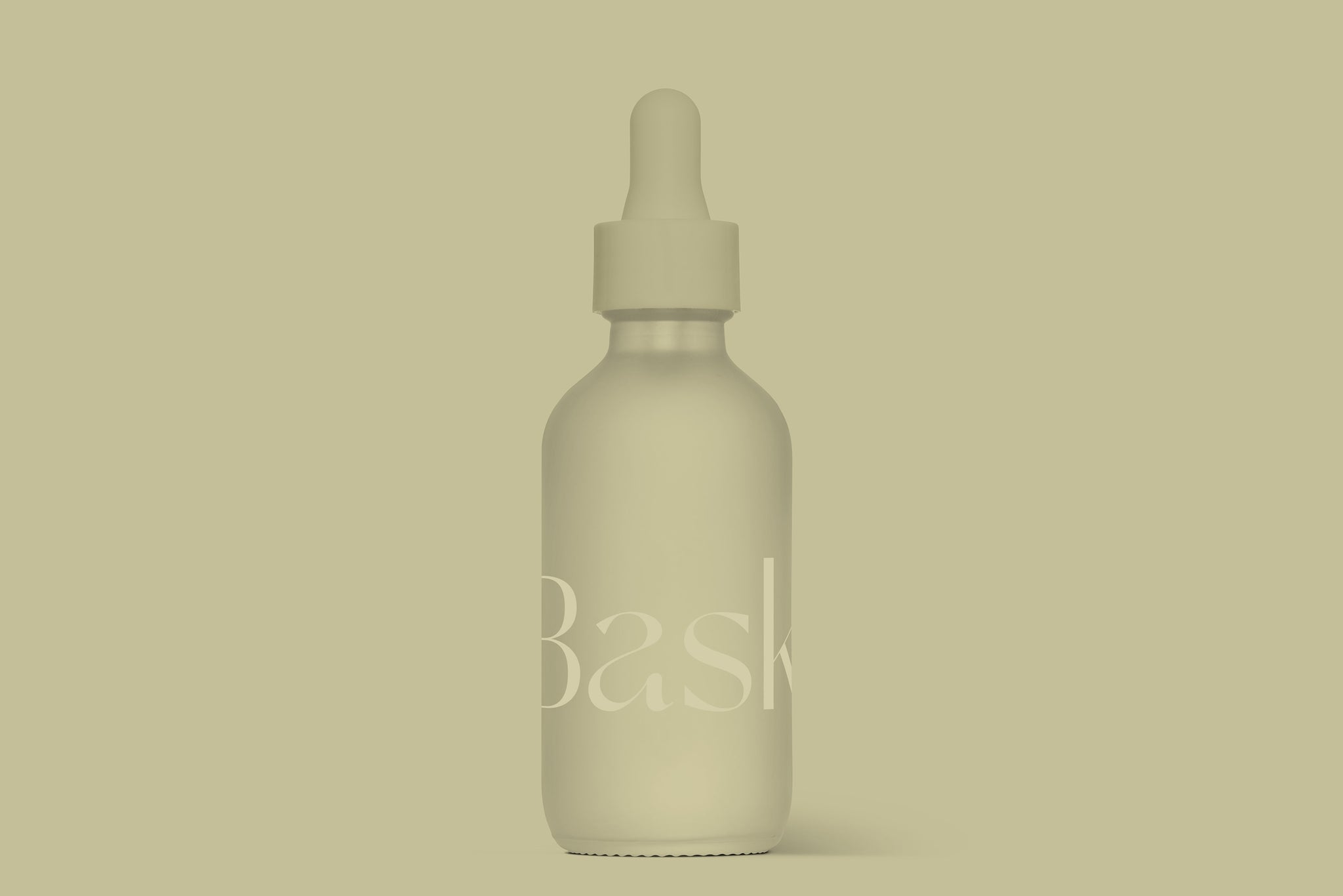 Frosted Glass Dropper Bottle Mockup - Copal Studio Packaging Mockups For Designers