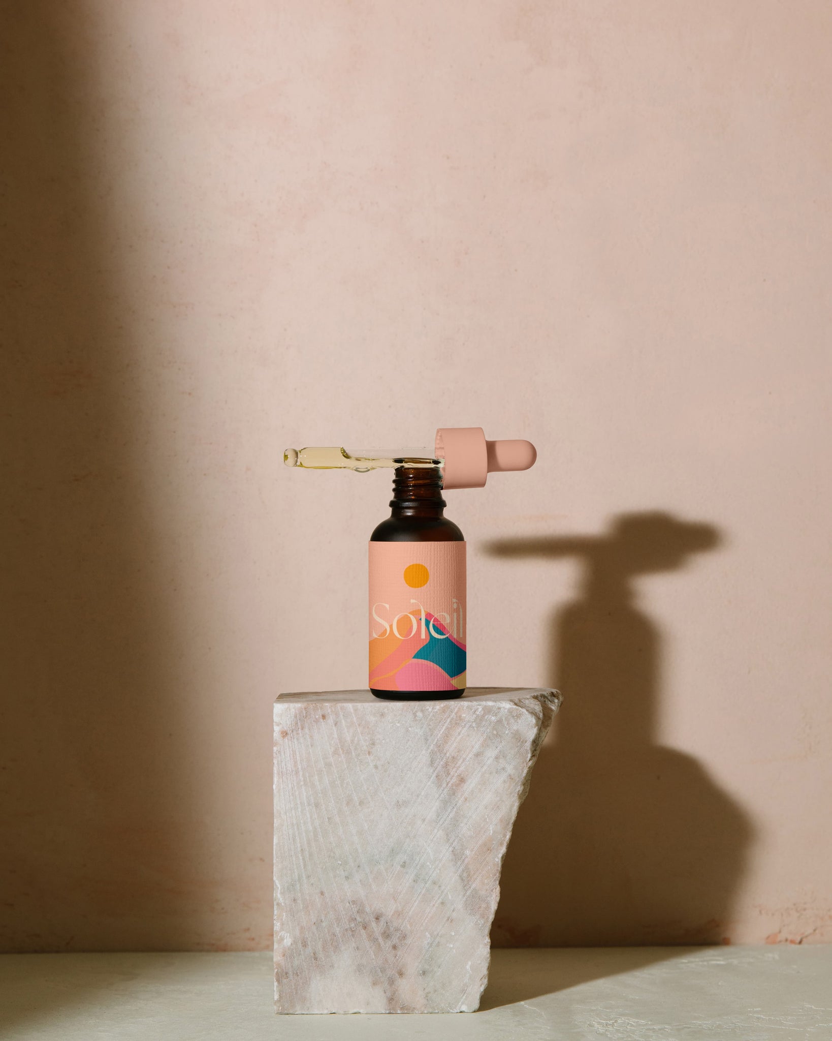 Frosted Amber Dropper Bottle Mockup No. 1 - Copal Studio Packaging Mockups For Designers