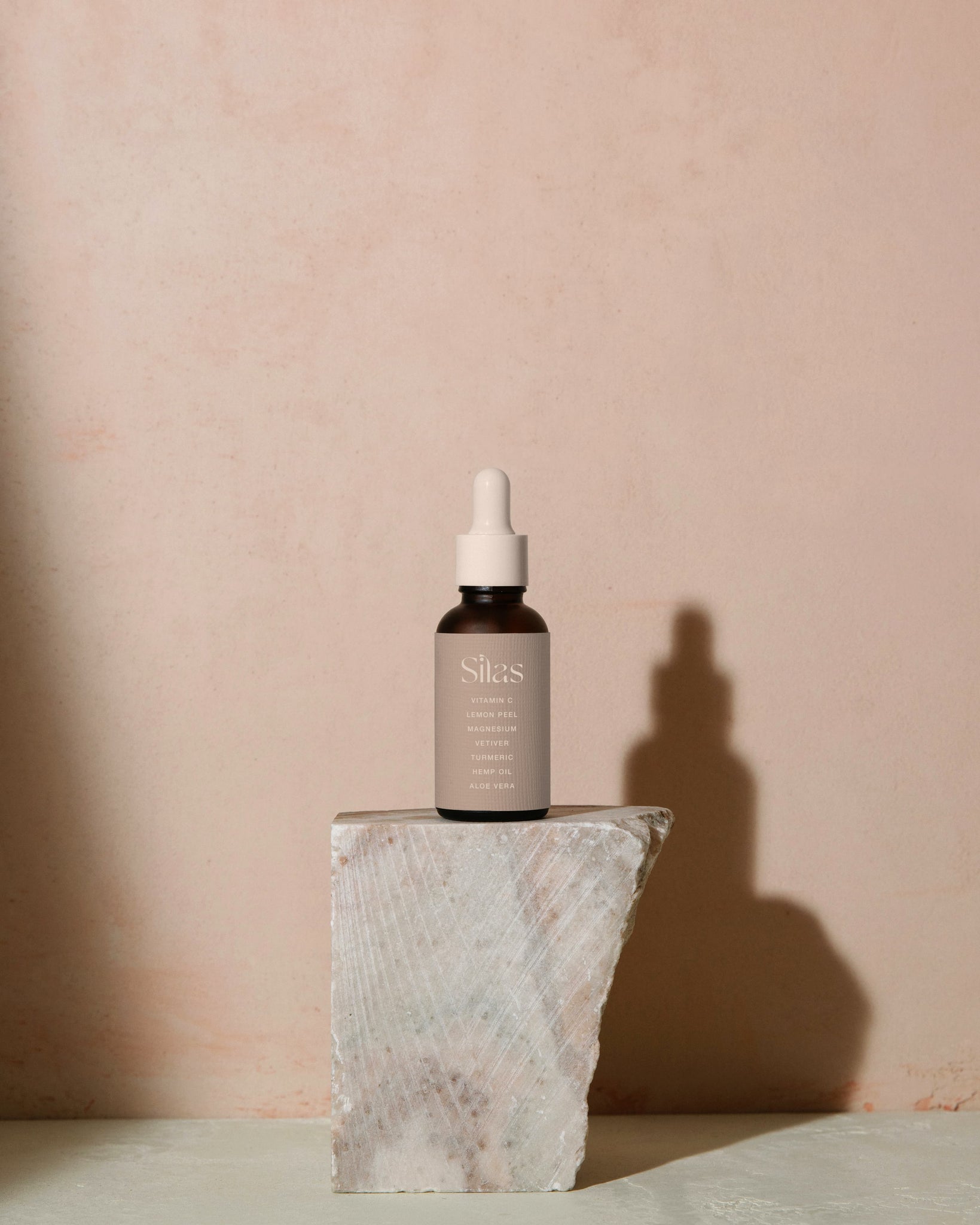 Frosted Amber Dropper Bottle Mockup – Copal