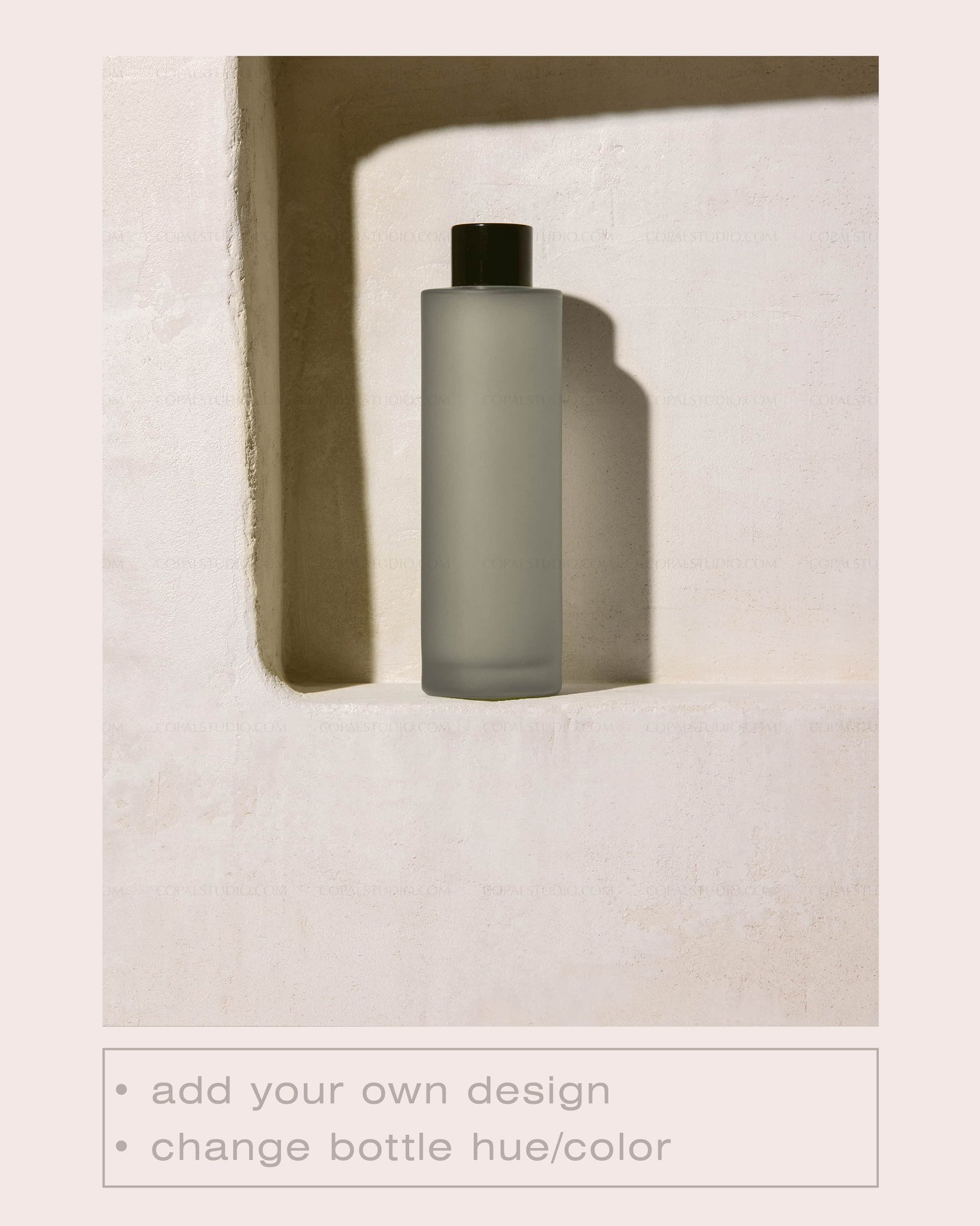 Frosted Cosmetic Bottle Mockup No. 6 - Copal Studio Packaging Mockups For Designers