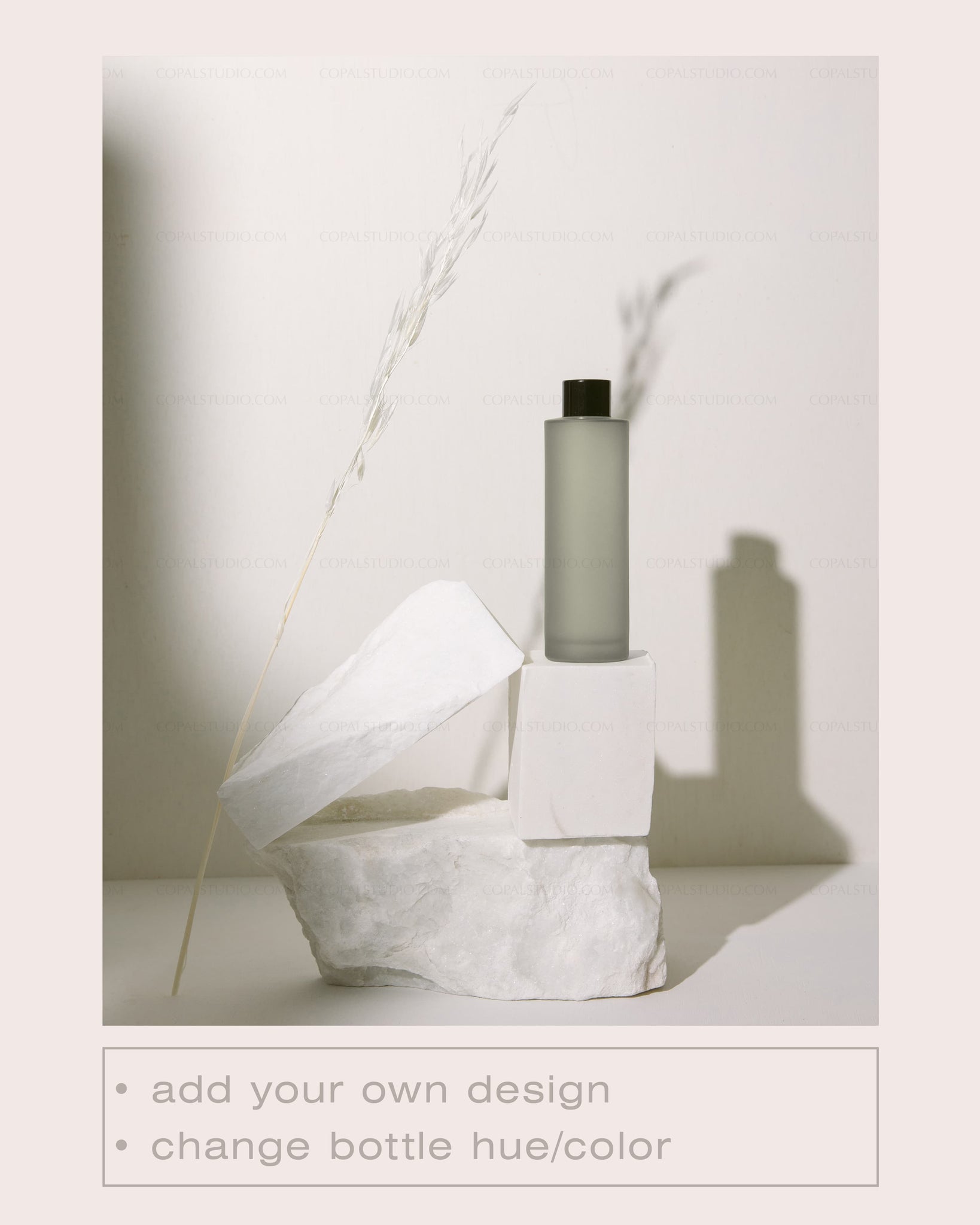Frosted Cosmetic Bottle Mockup No. 4 - Copal Studio Packaging Mockups For Designers