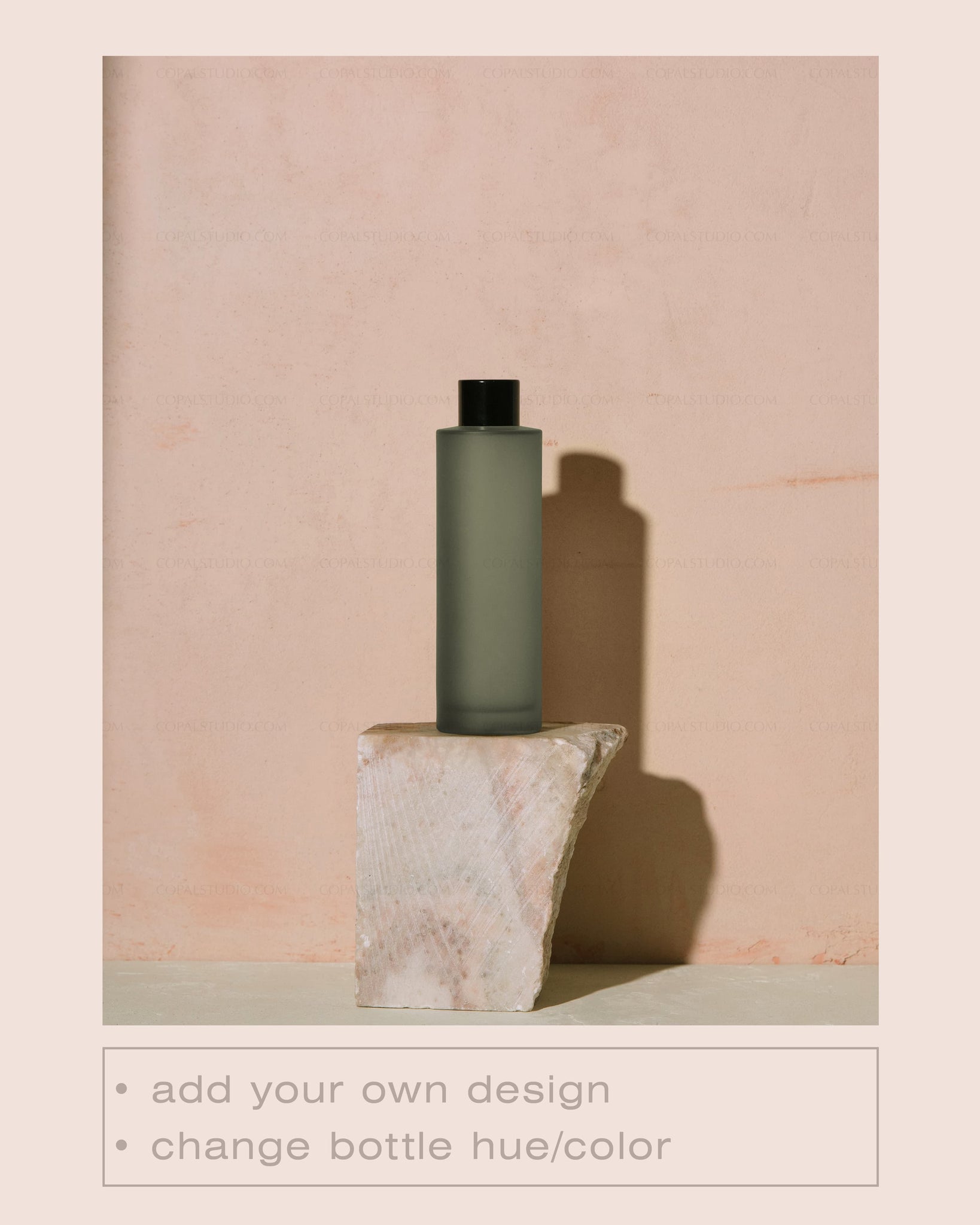 Frosted Cosmetic Bottle Mockup No. 1 - Copal Studio Packaging Mockups For Designers