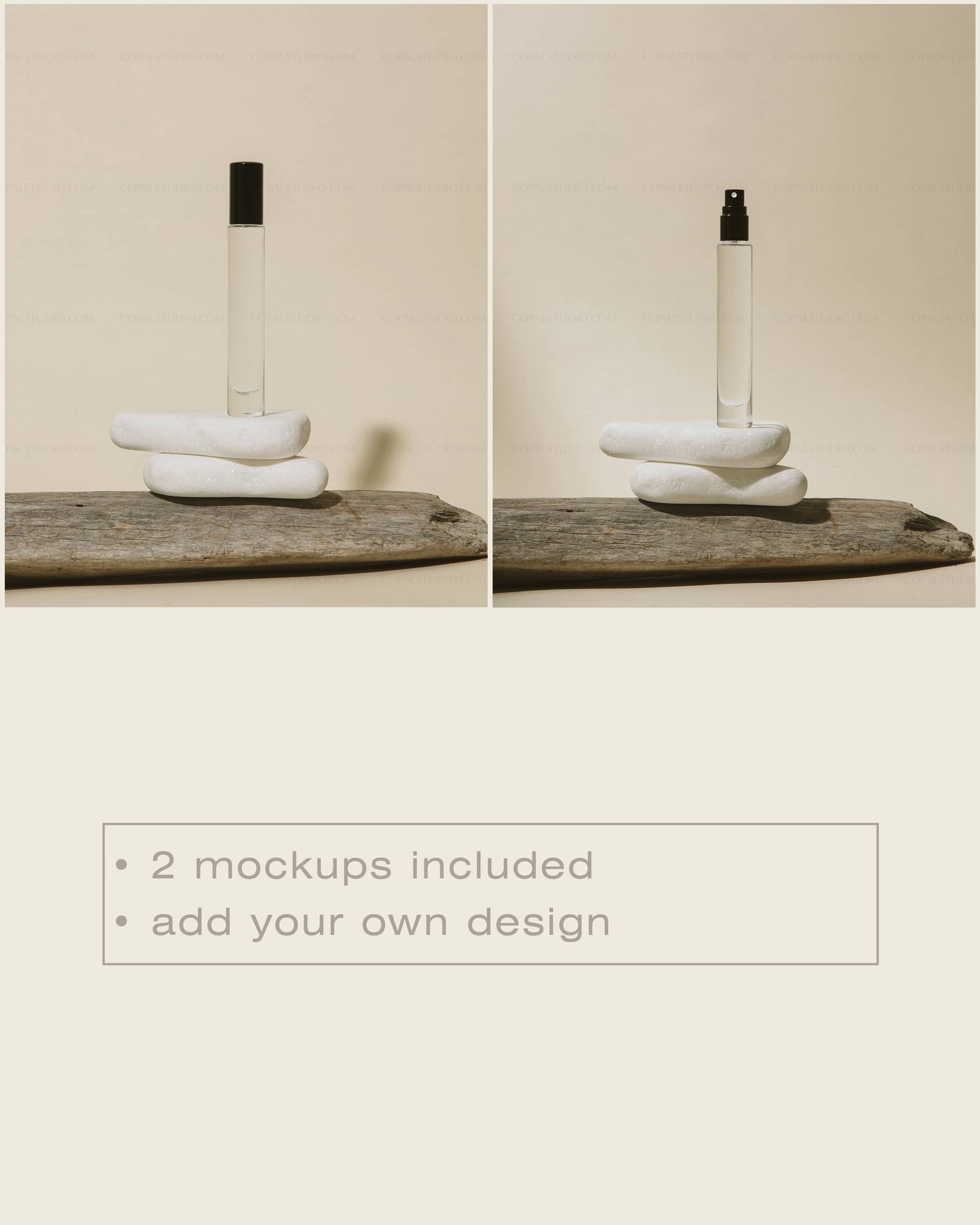 Glass Perfume Bottle Mockup No. 11 - Copal Studio Packaging Mockups For Designers