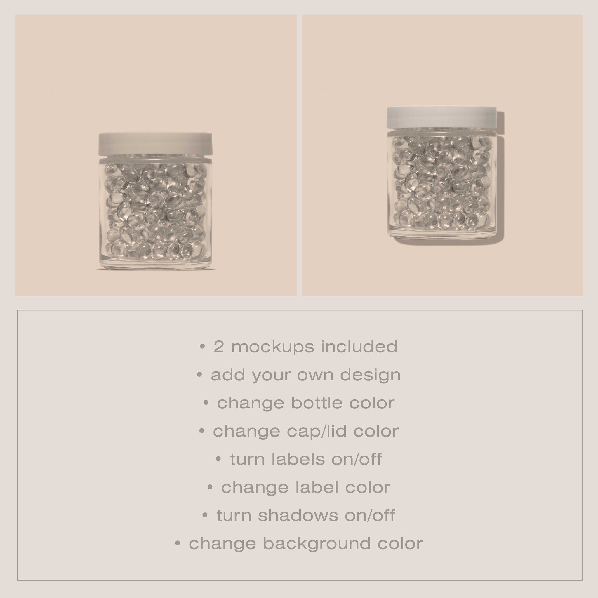 Vitamin Jar Mockup No. 4 - Copal Studio Packaging Mockups For Designers