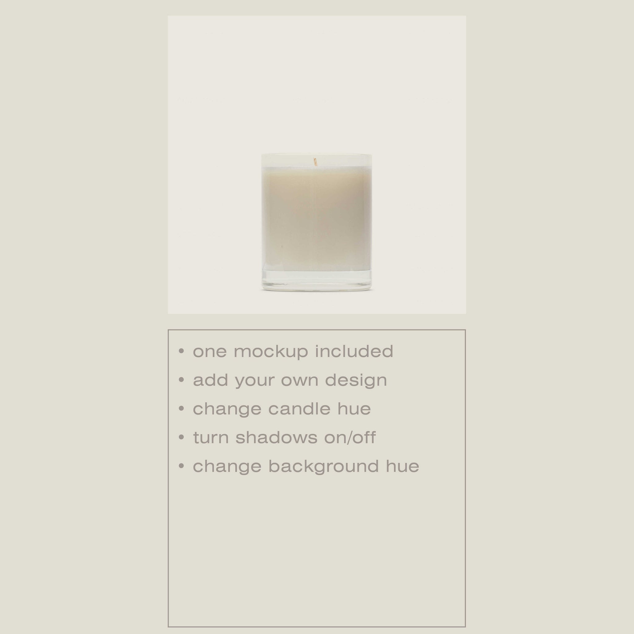 Modern Candle Jar Mockup - Copal Studio Packaging Mockups For Designers