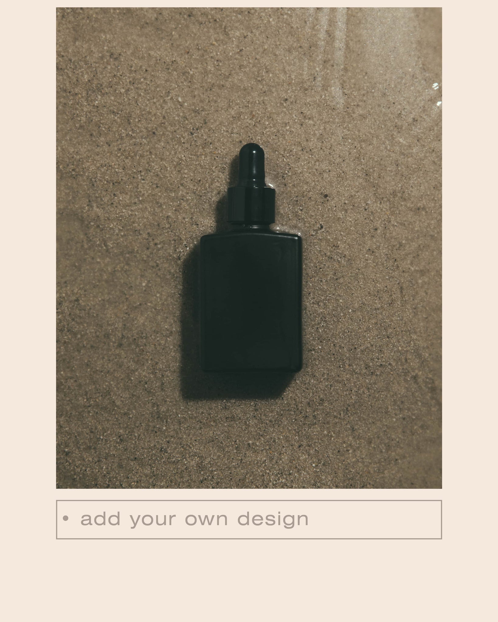 Square Black Dropper Bottle Mockup No. 16 - Copal Studio Packaging Mockups For Designers