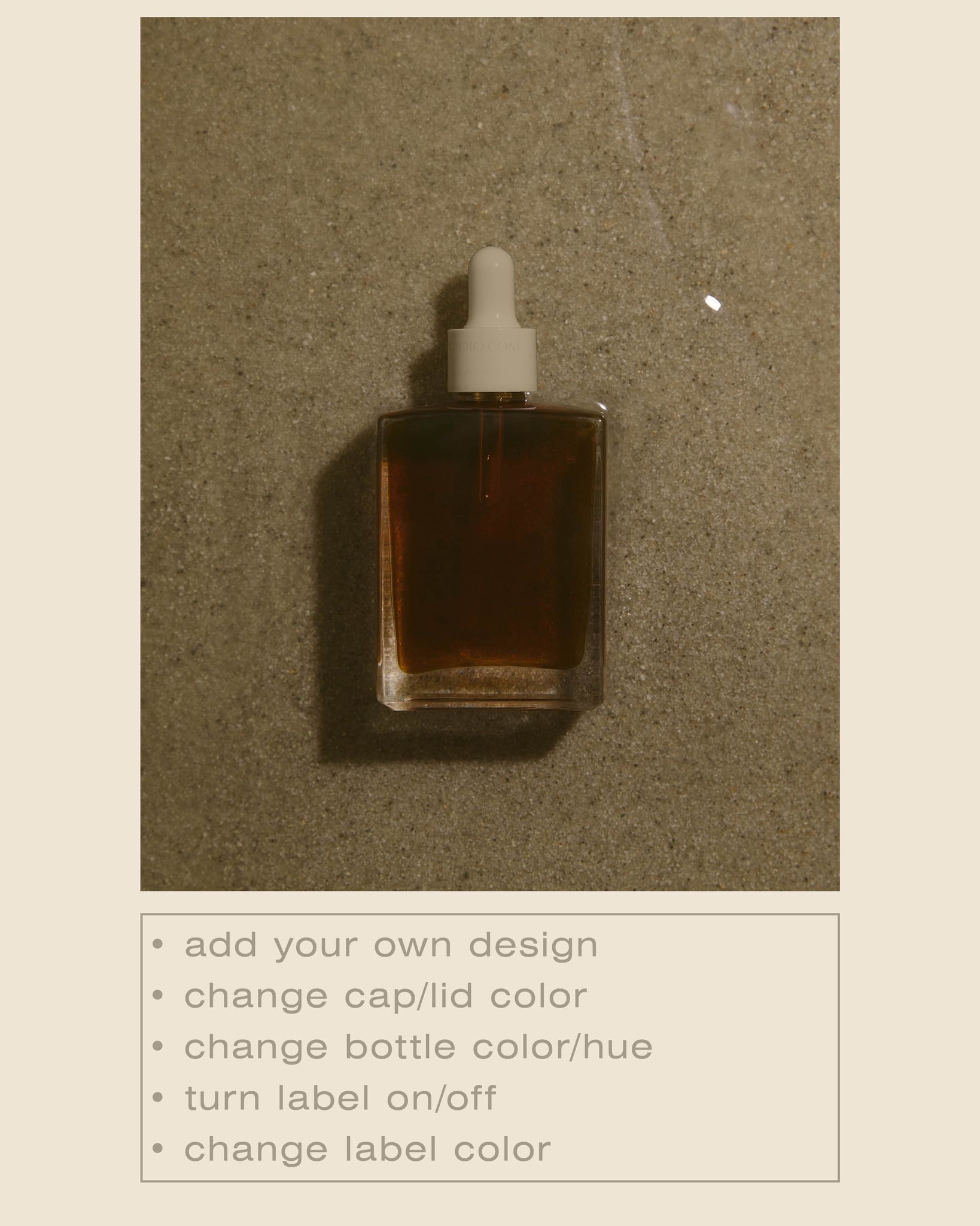 Square Glass Dropper Bottle Mockup No. 16 - Copal Studio Packaging Mockups For Designers